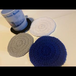 Crochet coasters